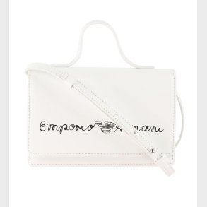 Emporio Armani Skuldertaske - Hvid m. Signatur