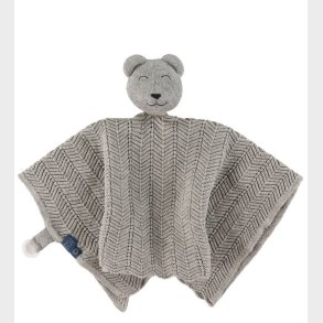 Smallstuff Nusseklud - 35x35 cm - Grmeleret m. Bamse