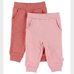 Minymo Sweatpants - 2-pak - Canyon Rose