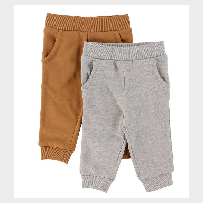 Minymo Sweatpants - 2-pak - Chipmunk