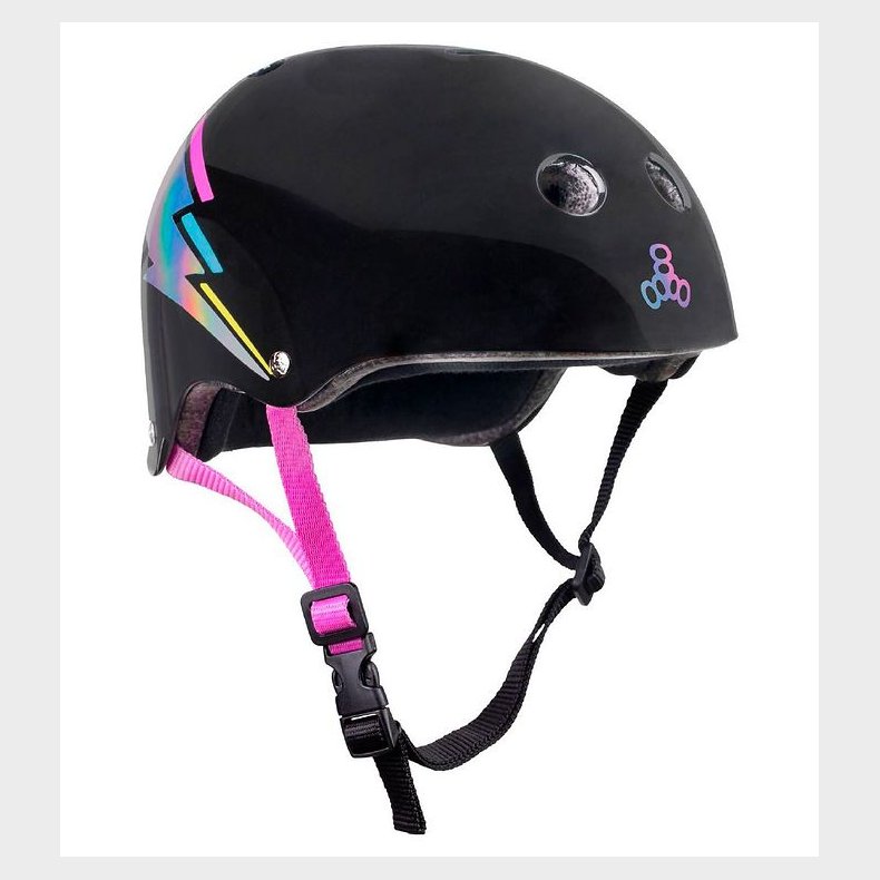 Triple Eight Hjelm - Certified Sweatsaver - Black Hologram