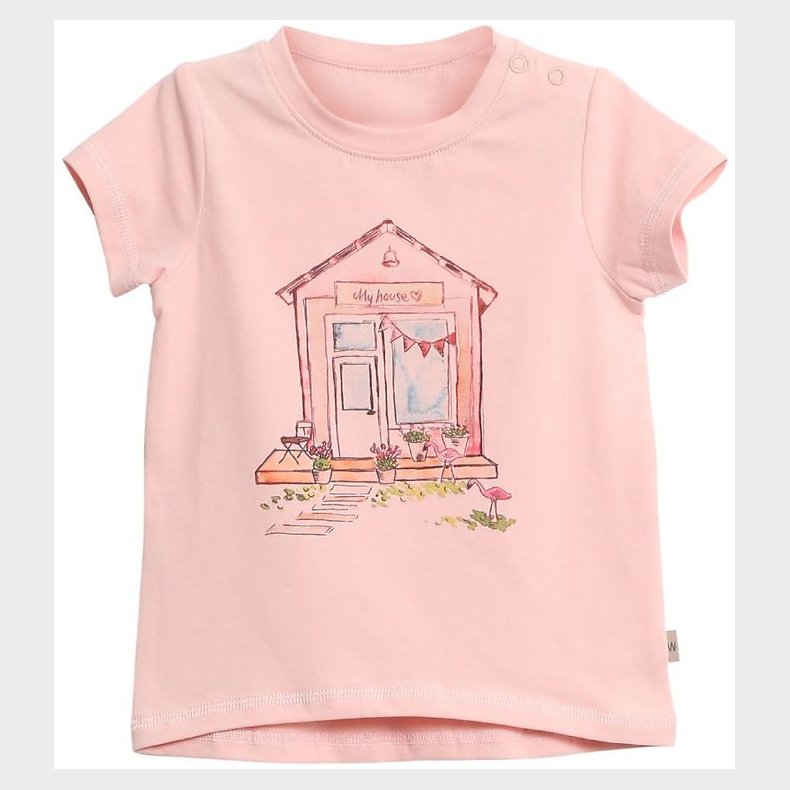 Wheat T-shirt - My House - Powder m. Print