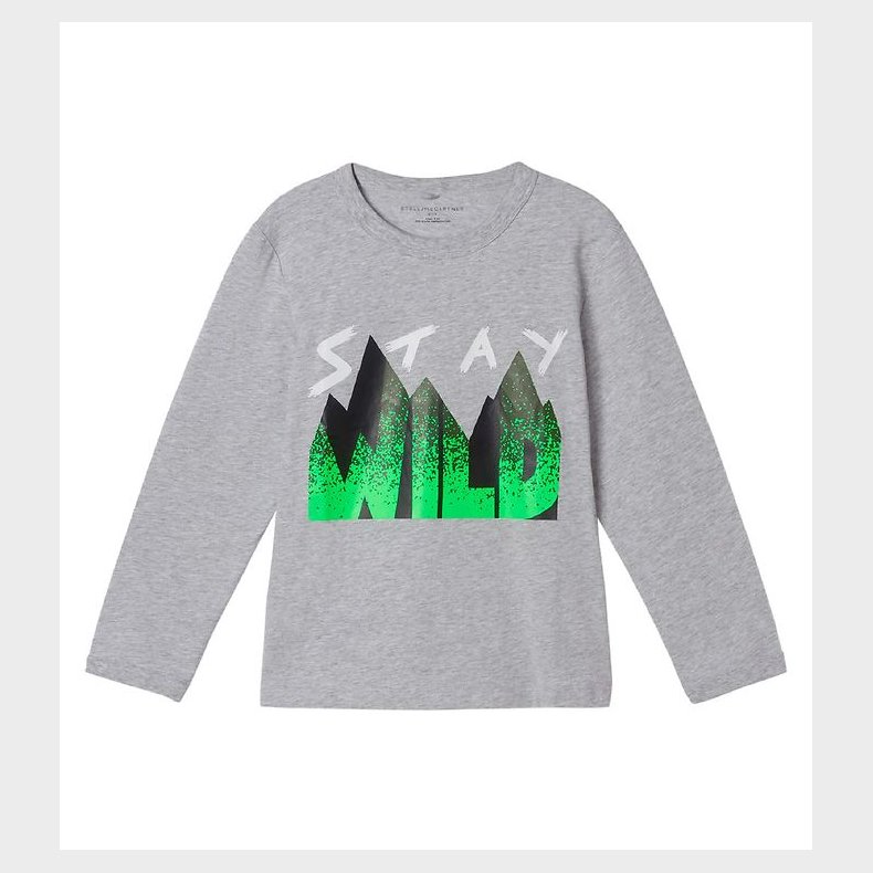 Stella McCartney Kids Bluse - Stay Wild - Thunder