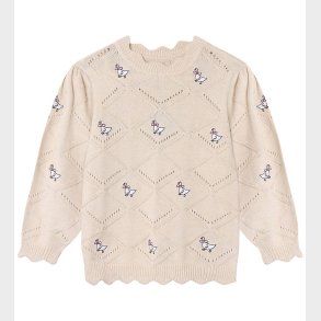 Fliink Bluse - Strik - Alon - Goose - Sandshell m. Hulmnster