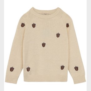 Fliink Bluse - Strik - Benna - Acorn - Sandshell