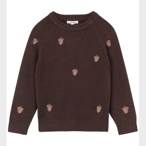 Fliink Bluse - Strik - Benna - Acorn - Coffee Bean