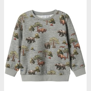 Name It Sweatshirt - NmmOlin - Grey Melange