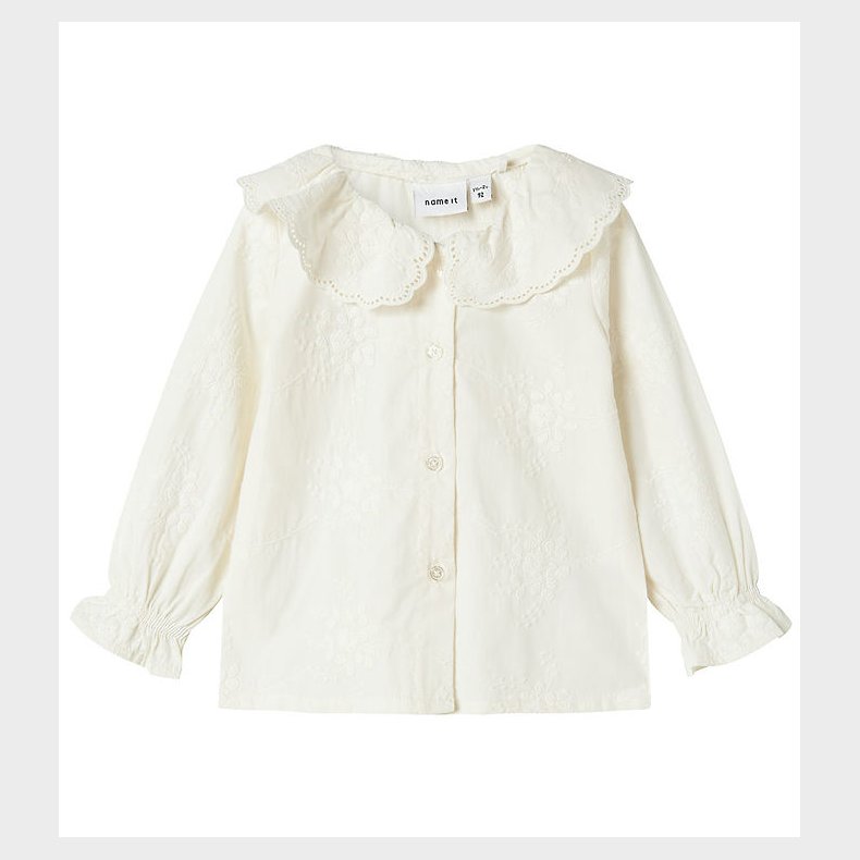 Name It Bluse - NmfOuma - Cloud Dancer