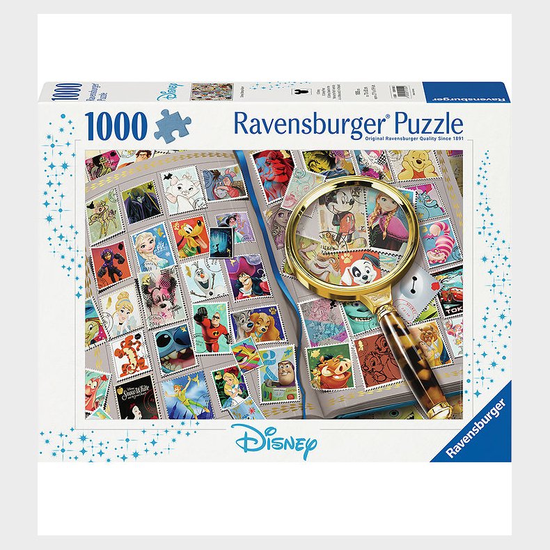 Ravensburger Puslespil - 1000 Brikker - Disney Stamp Album