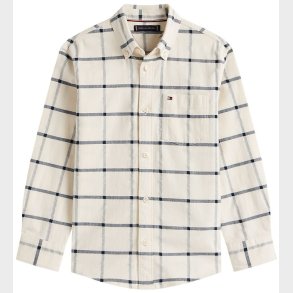 Tommy Hilfiger Skjorte - Window Pane Check - Hvidternet