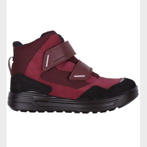 Ecco Vinterstvler - Urban Snow - Tex - BLACK/RED PLUM/DARK RUBY