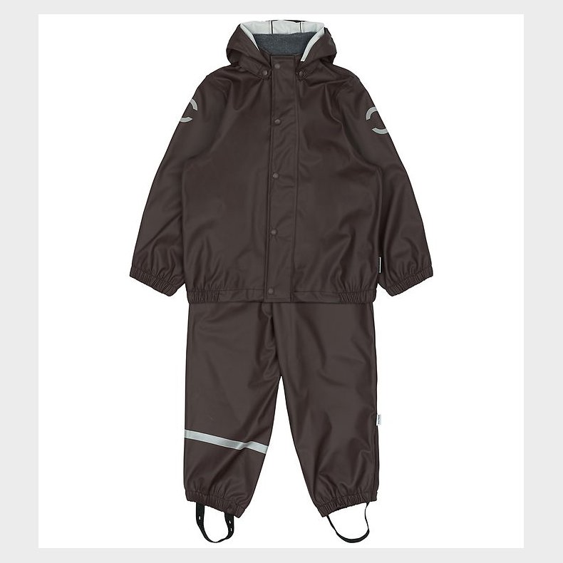 Mikk-Line Regntj m. Seler - PU - Raisin