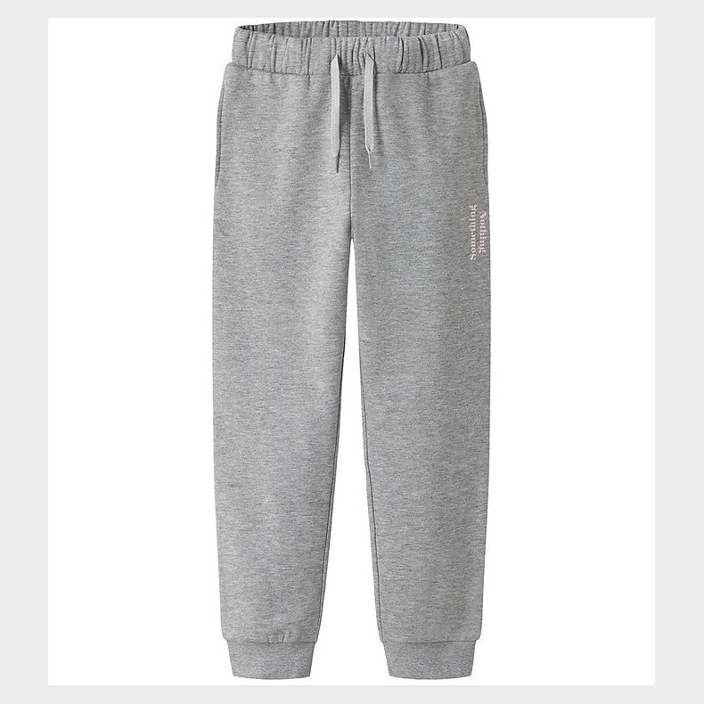 Name It Bukser - NkfOfina - Grey Melange