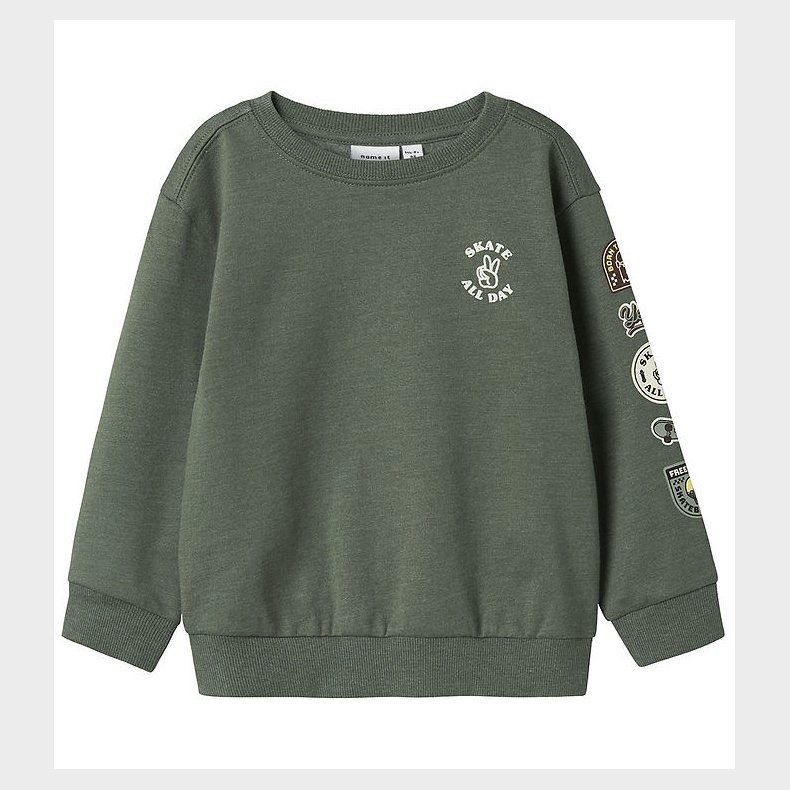 Name It Sweatshirt - NmmOlaf - Laurel Wreath