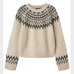 LMTD Bluse - Strik - NlfNeenla - Oatmeal