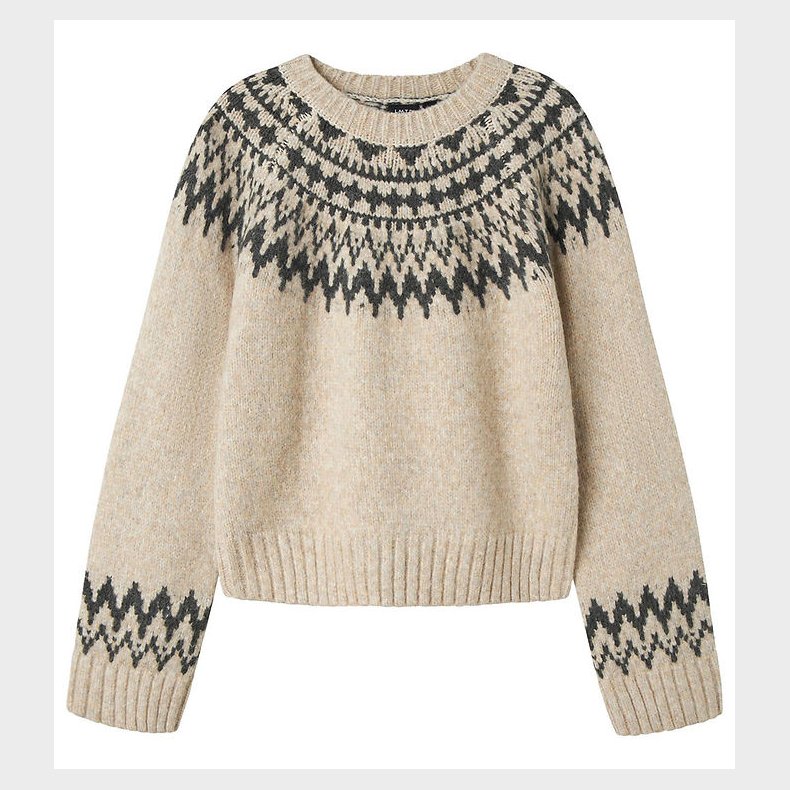 LMTD Bluse - Strik - NlfNeenla - Oatmeal