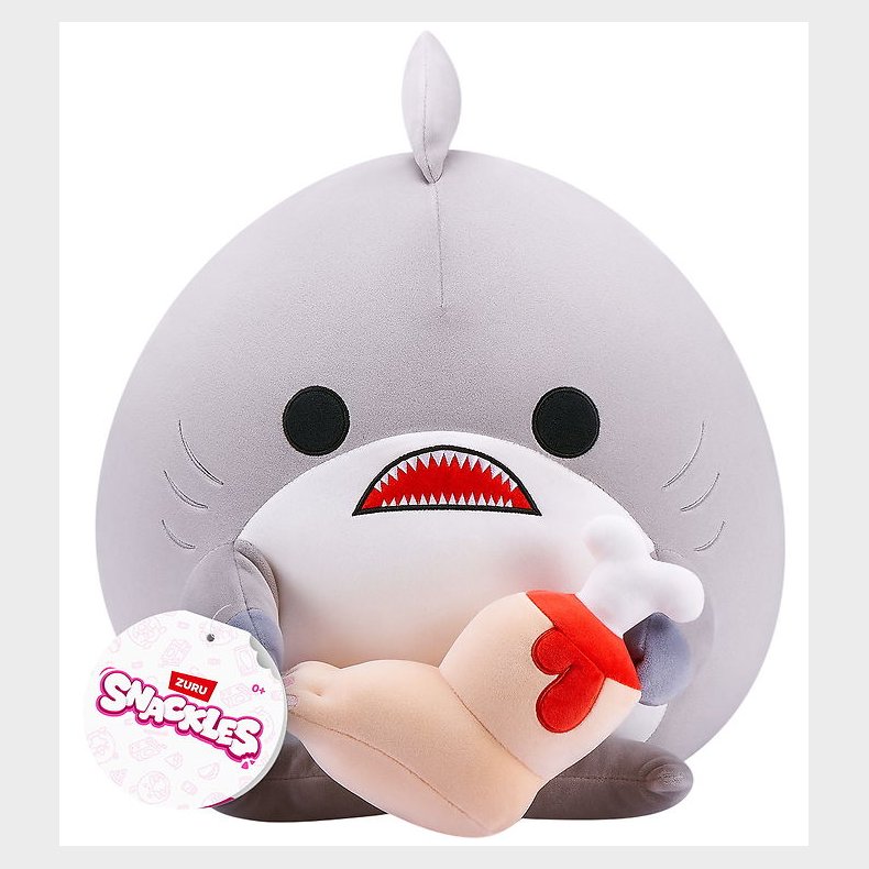 Snackles Bamse - 20 cm - Hajen Finn m. Ben