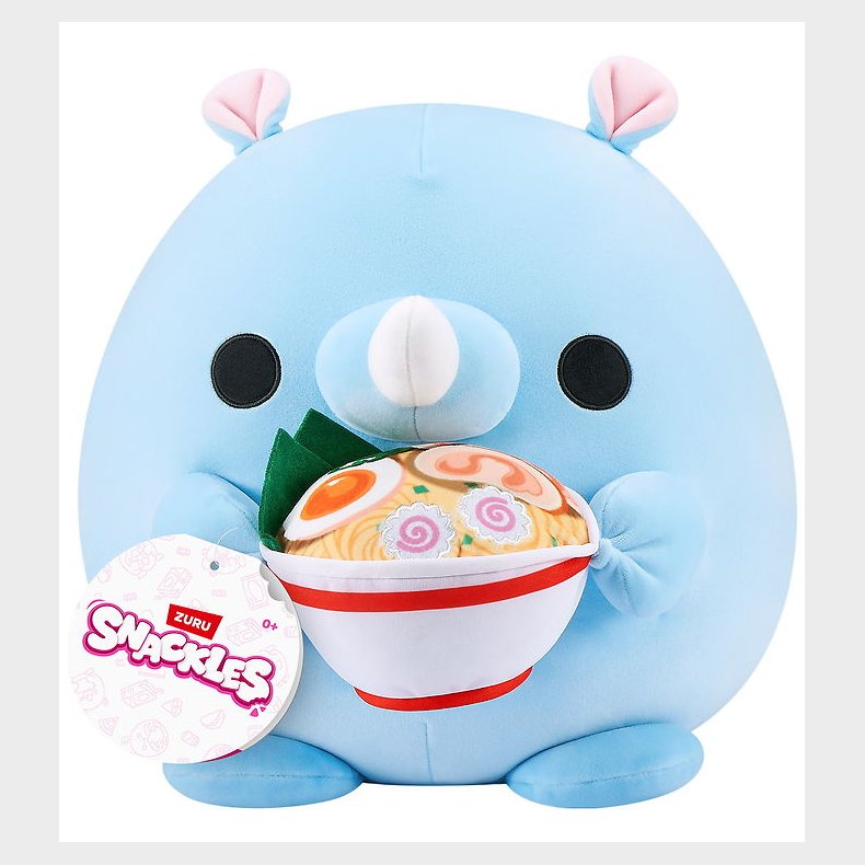 Snackles Bamse - 20 cm - Nsehornet Humphrey m. Ramen