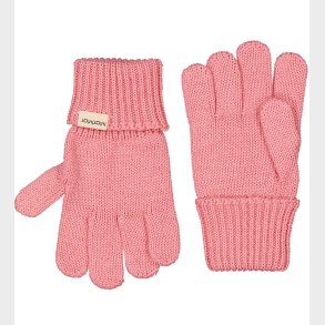 MarMar Handsker - Uld/Bomuld - Strik - Aske - Raspberry