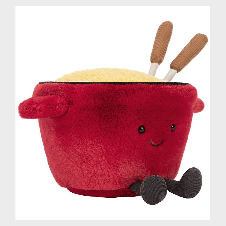 Jellycat Bamse - 13x20 cm - Amuseables Cheese Fondue