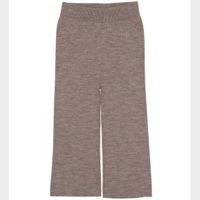 Copenhagen Colors Bukser - Uld - Wide - Rib - Natural Melange