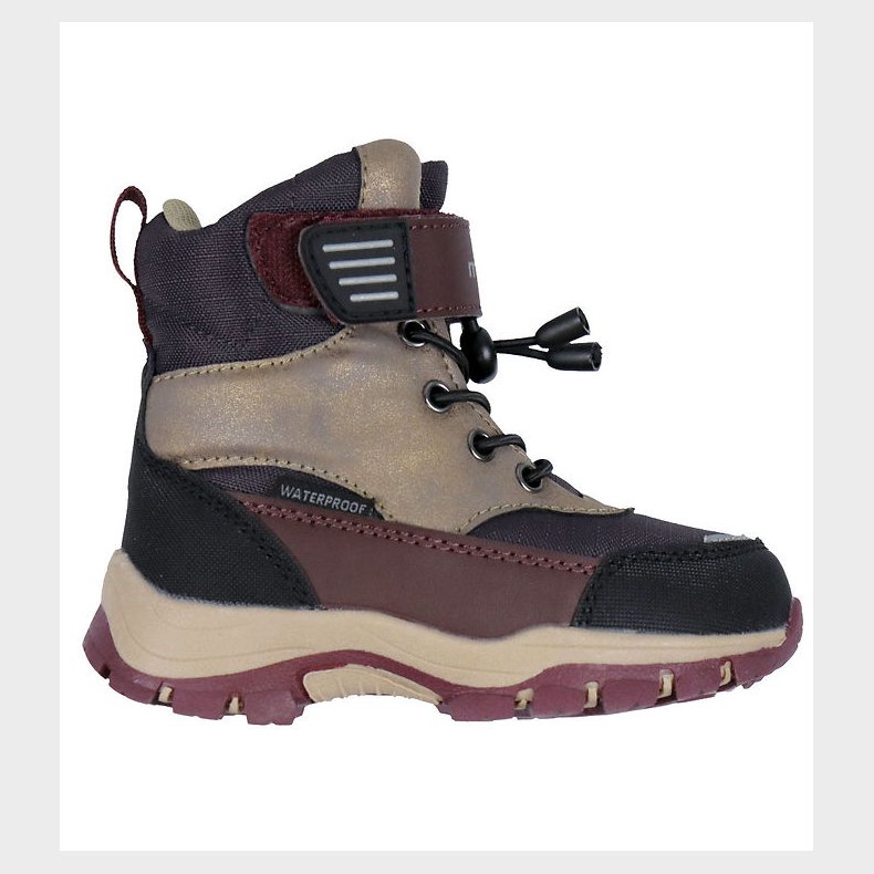 Mikk-Line Vinterst�vler - Tex Velcro - Raisin