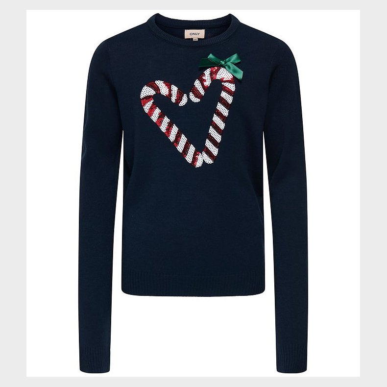 Kids Only Bluse - Strik - KogXmas - Naval Academy/Candy Heart
