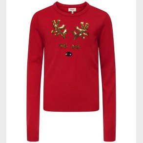 Kids Only Bluse - Strik - KogXmas - Salsa/Sequins Antler