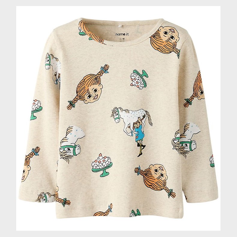 Name It Bluse - NmfSoca - Pippi - Peyote Melange