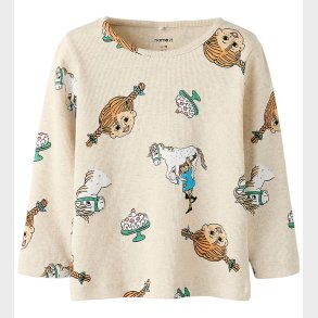 Name It Bluse - Rib - NmfSoca - Pippi - Peyote Melange