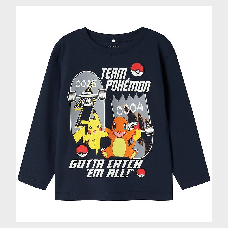 Name It Bluse - NmmStern - Pokemon - Navy Blazer