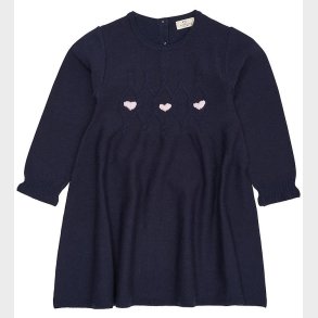 Copenhagen Colors Kjole - Uld - Strik - Merino Heats - Navy