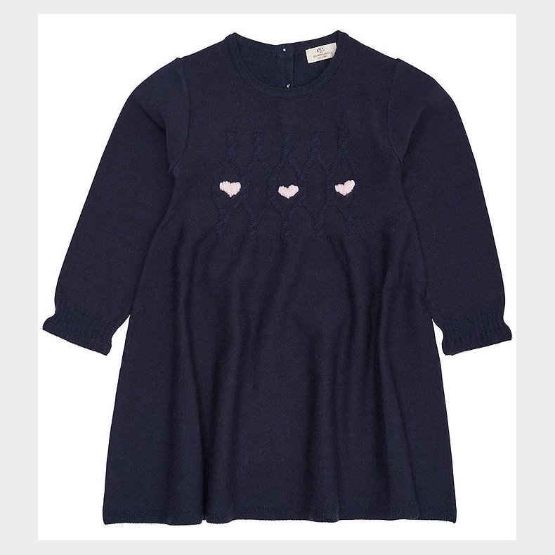 Copenhagen Colors Kjole - Uld - Strik - Merino Heats - Navy