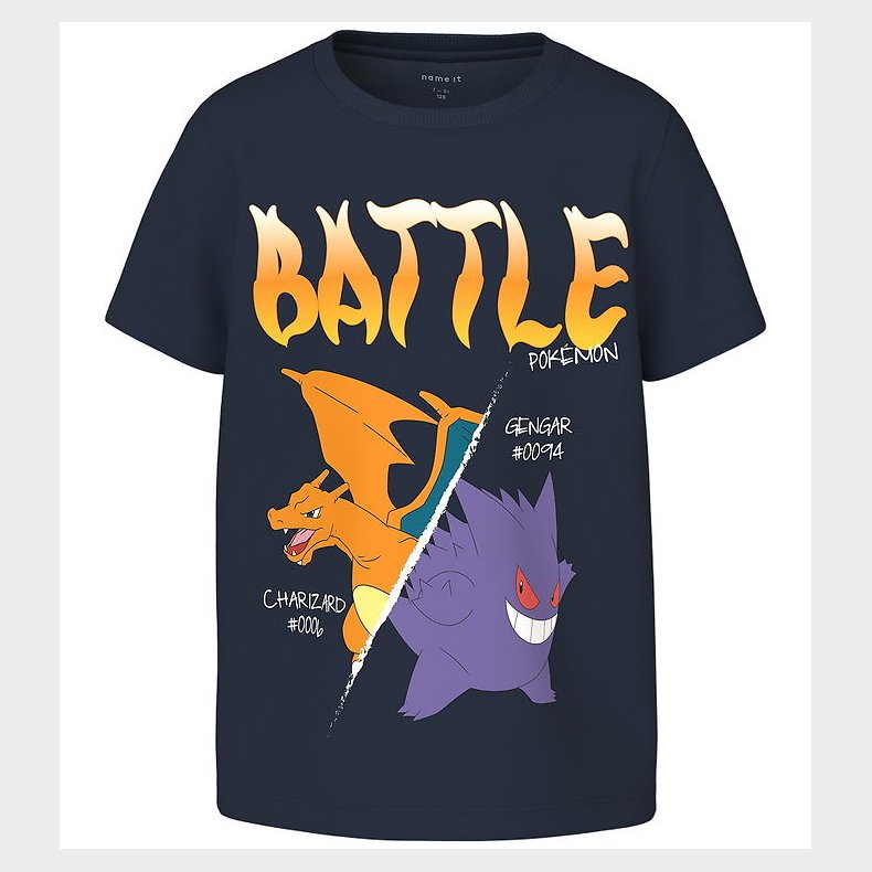 Name It T-shirt - NkmSlive - Pokemon - Navy Blazer