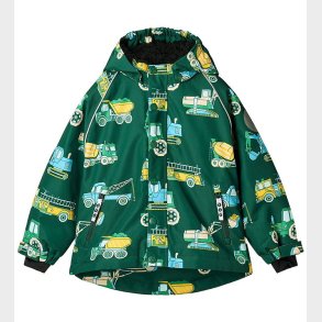 Smfolk Vinterjakke m. Teddy - Evergreen m. Kretj