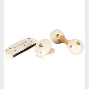 Konges Sljd Musikinstrumenter - Tr - 3 Dele - Lemon