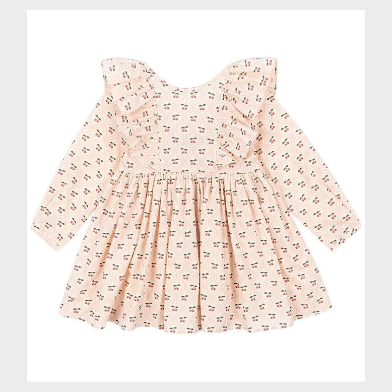 Konges Sljd Kjole - Cianna - Cherry Pink Motif