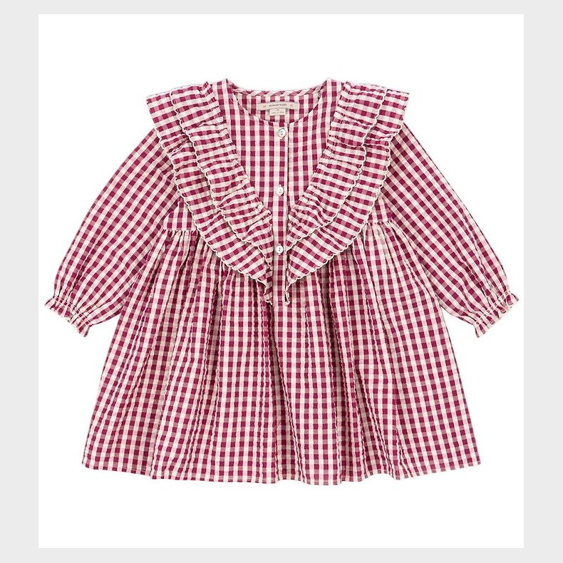 Konges Sljd Kjole - Kim - Sangria/Butter Check