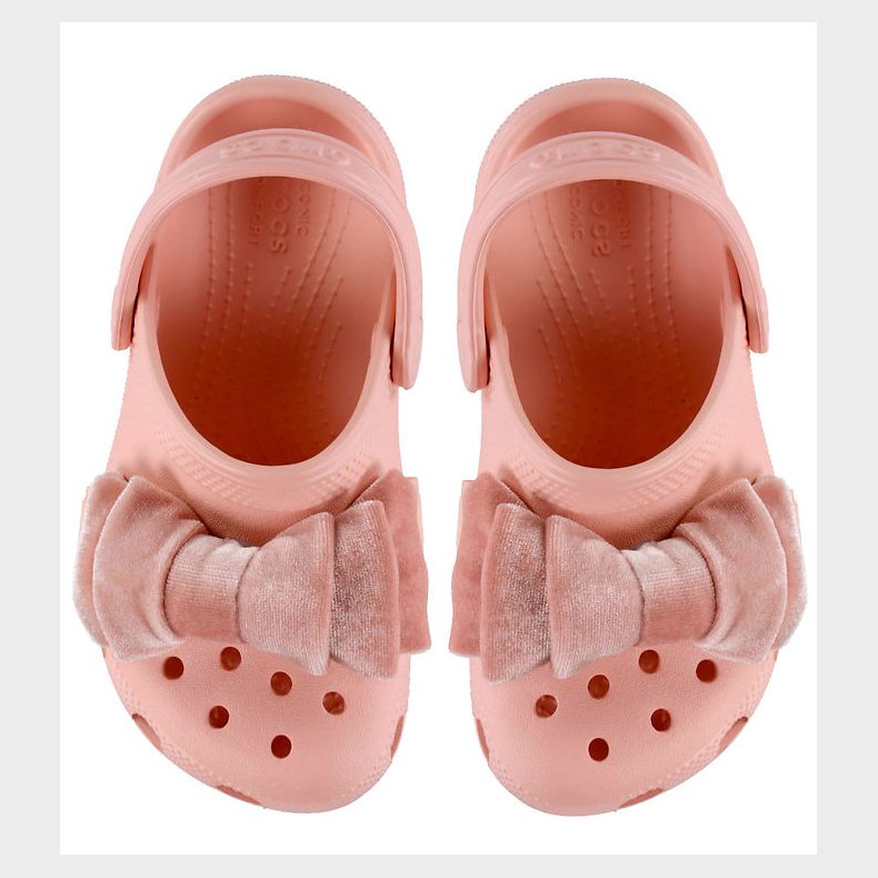Crocs Sandaler - Classic Bow Clog K - Powder Pink