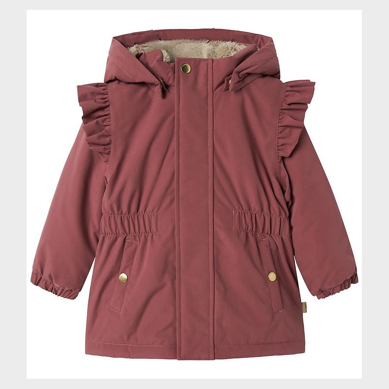 Name it Vinterjakke - NmfSnow05 - Rose Brown