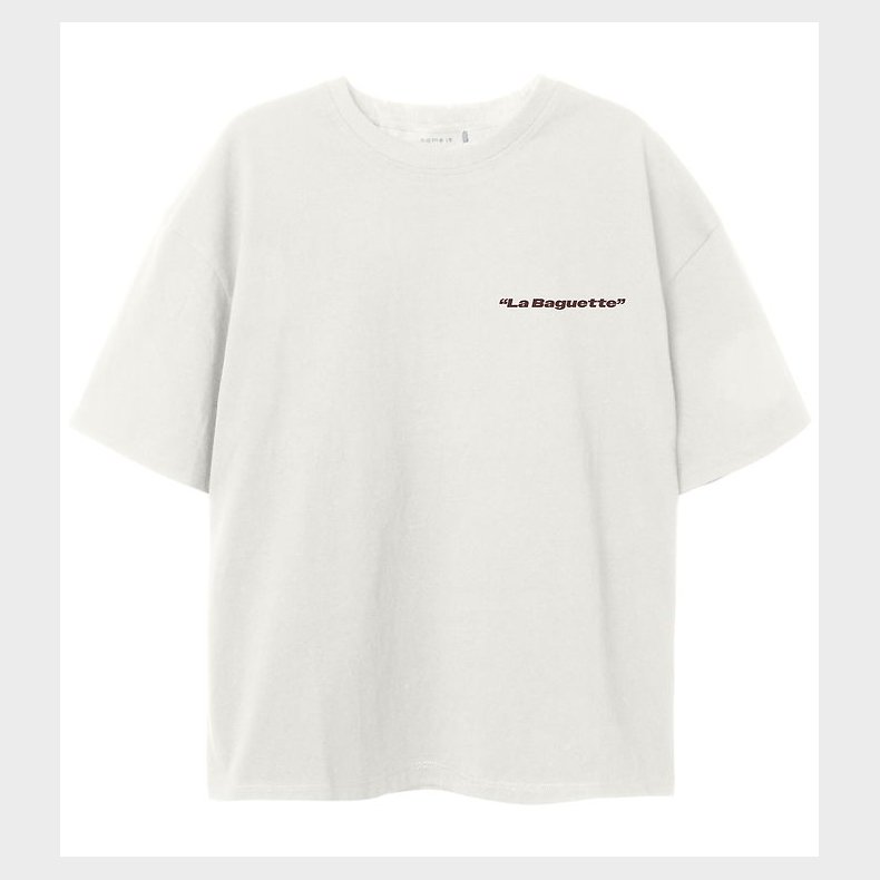 Name It T-Shirt - NkfOrid - Cloud Dancer