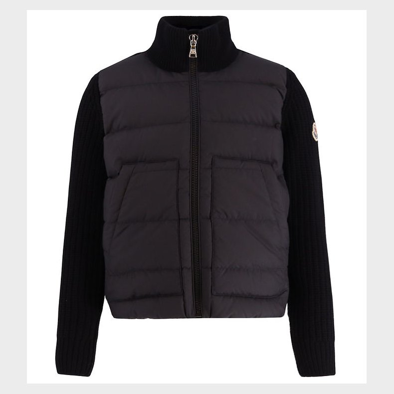 Moncler Cardigan - Strik/Dun - Sort
