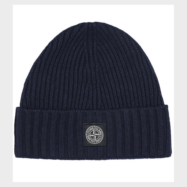 Stone Island Hue - Uld/Viskose - Strik - Navy Blue