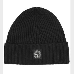 Stone Island Hue - Uld/Viskose - Strik - Sort