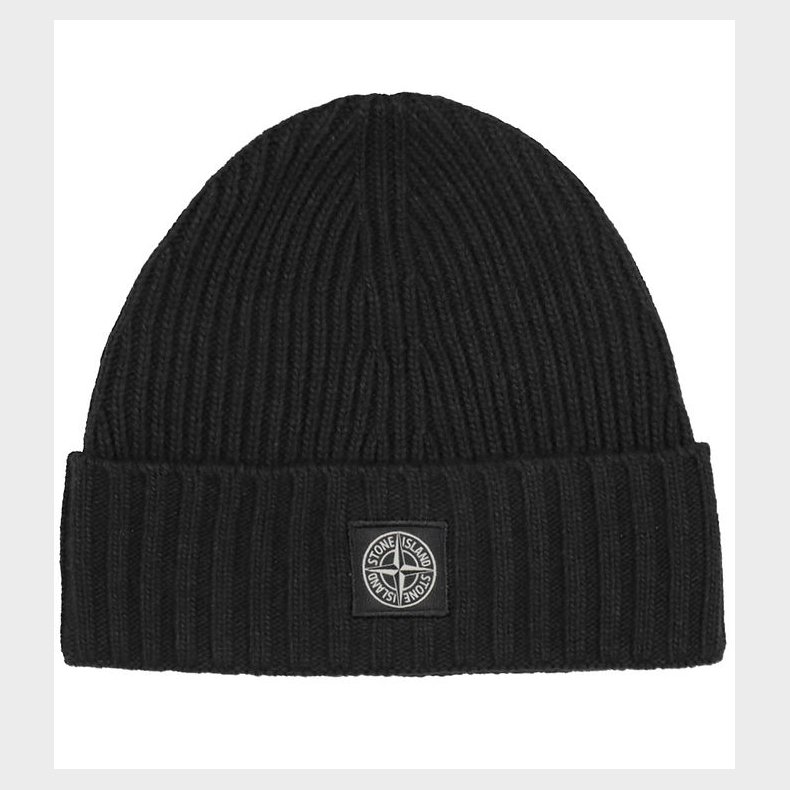 Stone Island Hue - Uld/Viskose - Strik - Sort