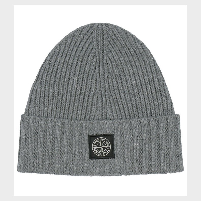 Stone Island Hue - Uld/Viskose - Strik - Dark Grey Melange