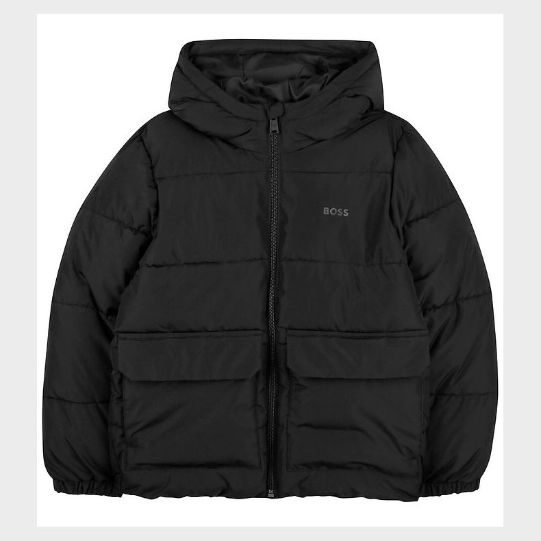 BOSS Dynejakke - Sort
