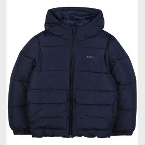 BOSS Dynejakke - Navy