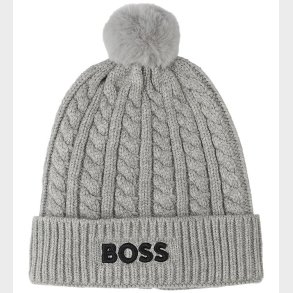 BOSS Hue - Strik - Chine Grey m. Kvast