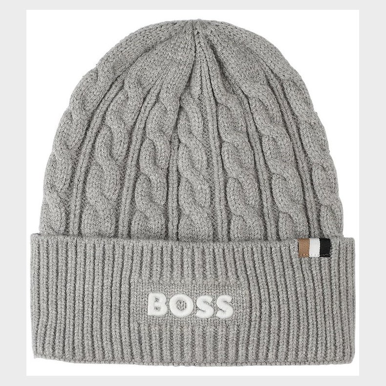 BOSS Hue - Strik - Chine Grey
